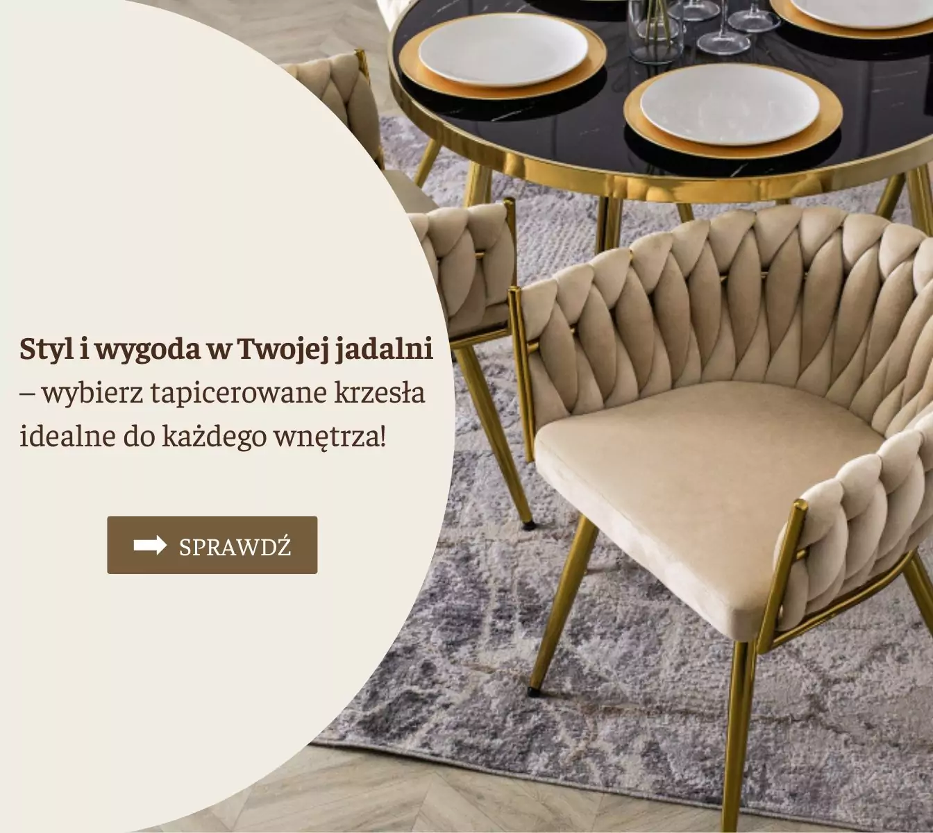 Fotele i krzesła glamour